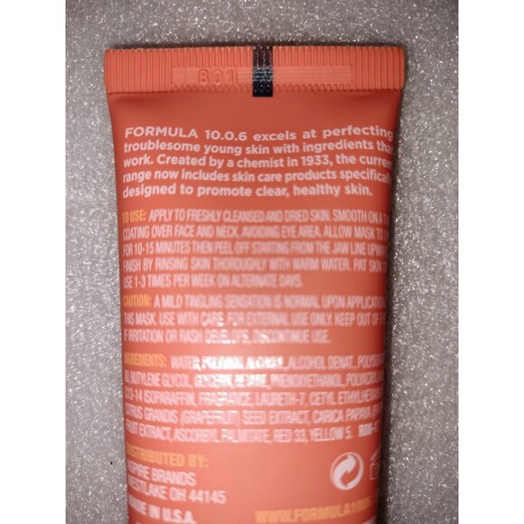 Formula Get Your Glow On Skin Brightening Peel Mask Papaya Citrus Skincare Face - Picture 9 of 13